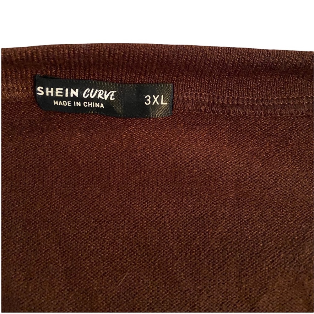 Shein Curve Size 3xl Color Brown - image 3